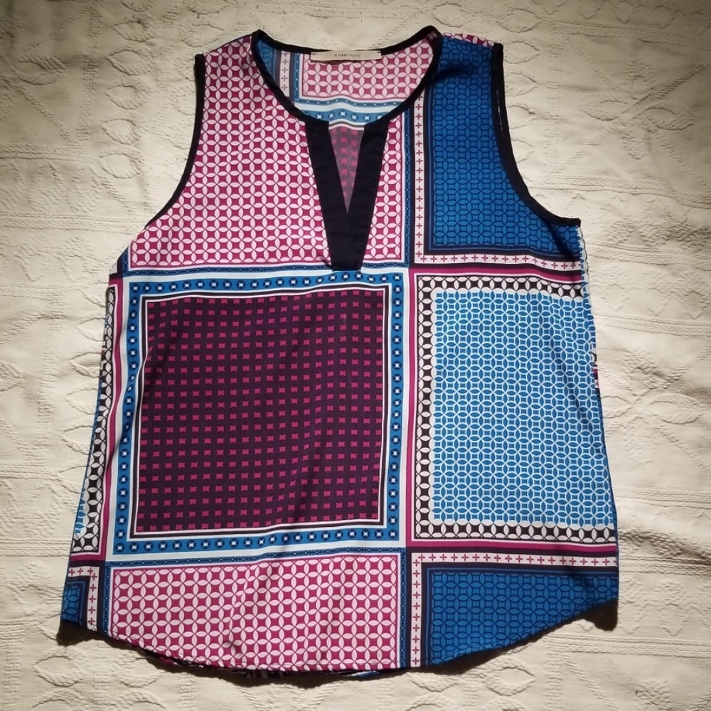 3/$25 41Hawthorn blouse square sleeveles tunic top - Picture 1 of 4